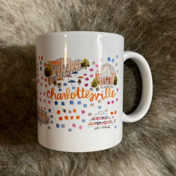 EH Evelyn Henson Charlottesville Virginia UVA University of Virginia Map Mug - Picture 5 of 13